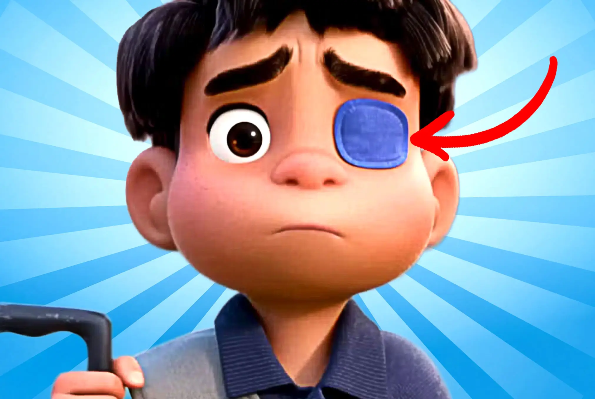 Elio Pixar lazy eye