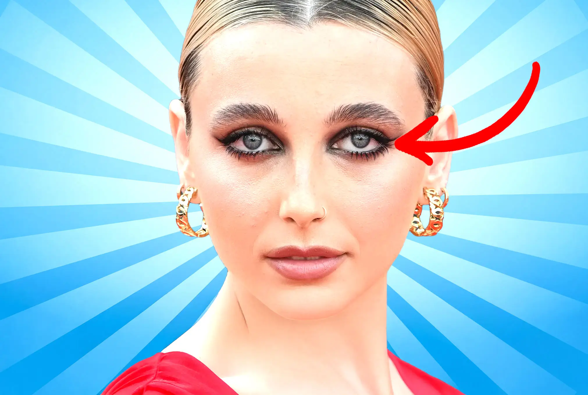 Emma Chamberlain lazy eye