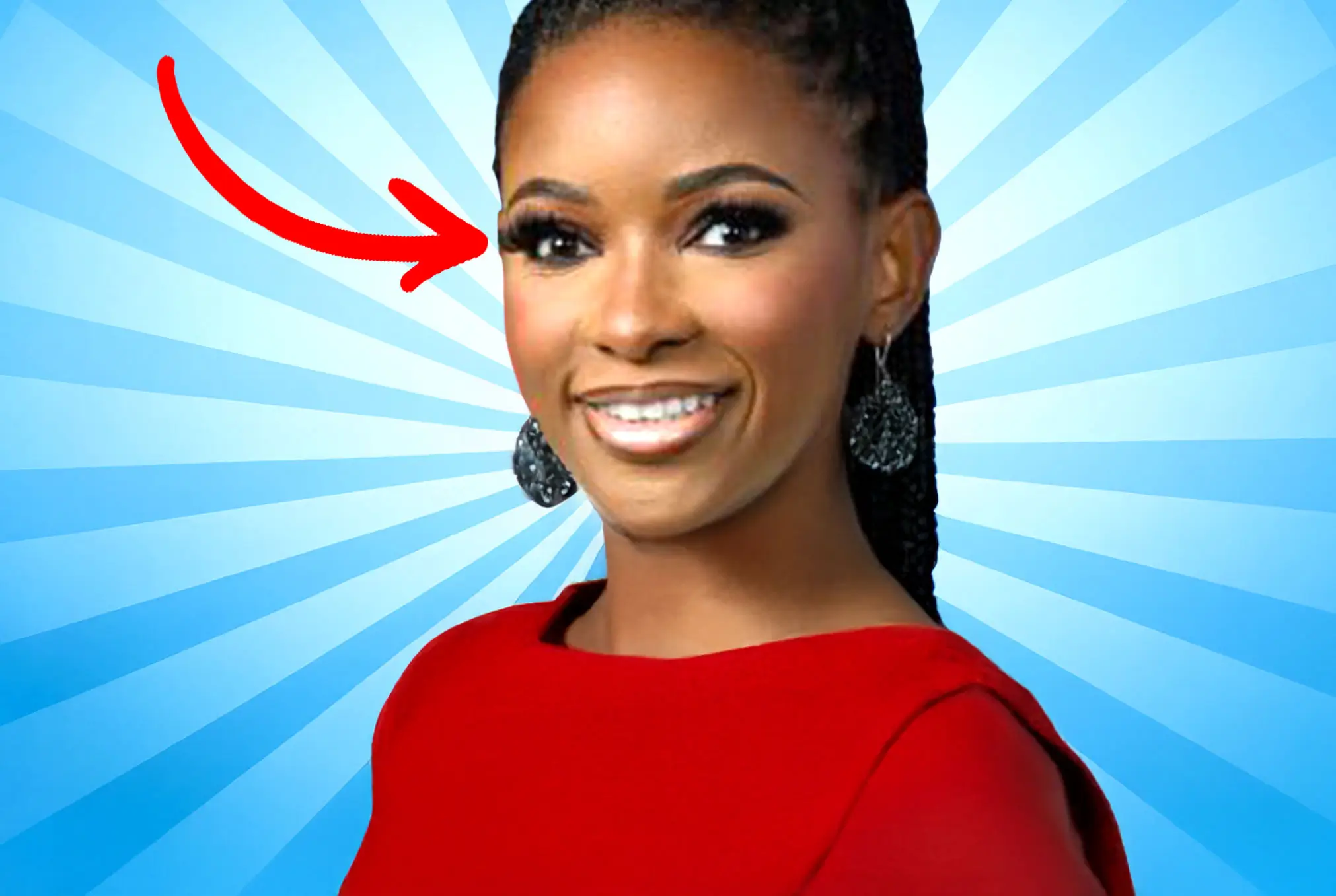 Jasmine Crockett lazy eye