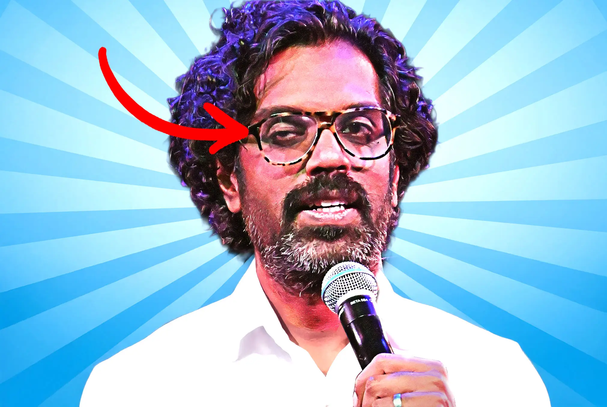 Romesh Ranganathan lazy eye