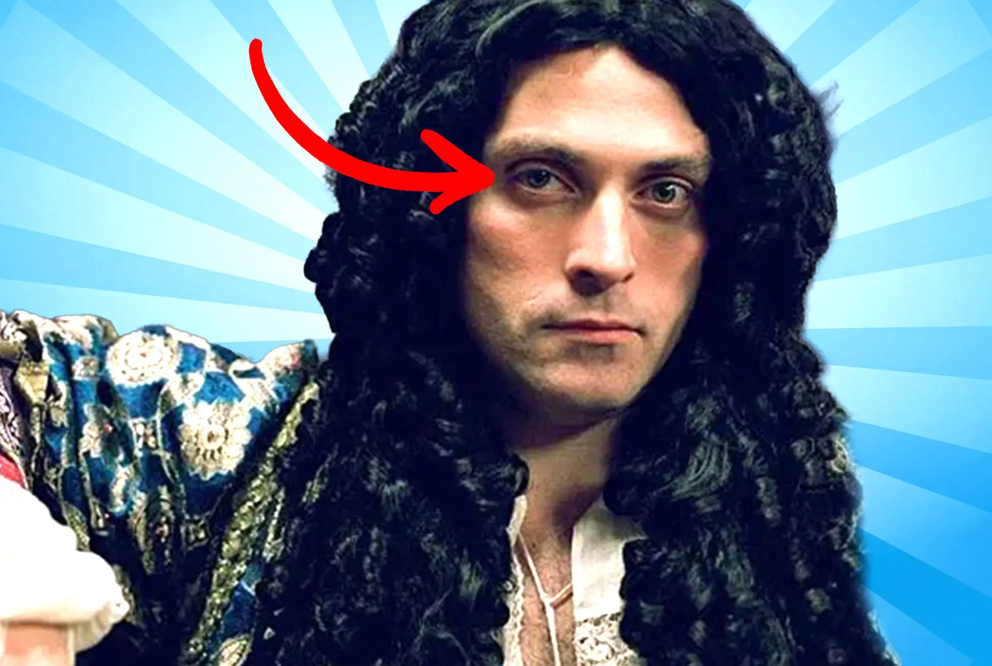 Rufus Sewell lazy eye