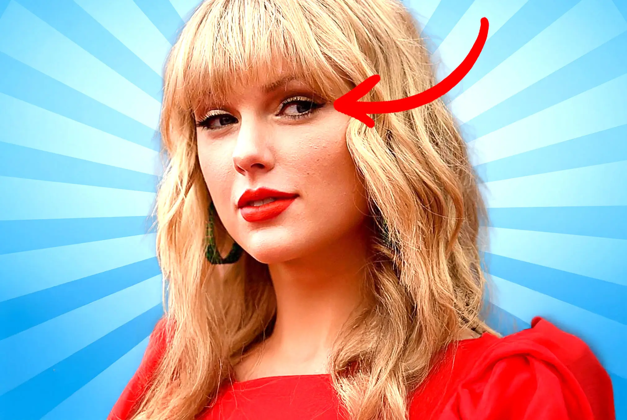 Taylor Swift lazy eye