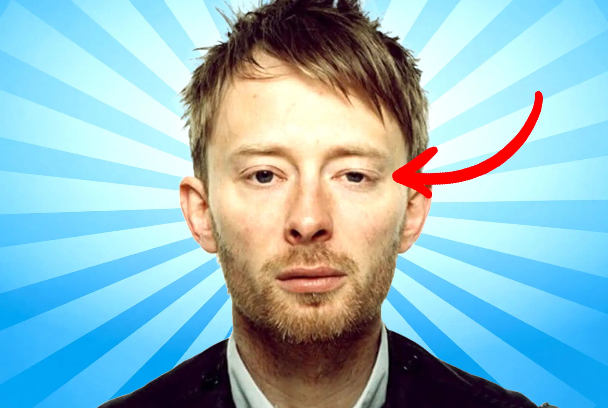 Thom Yorke lazy eye